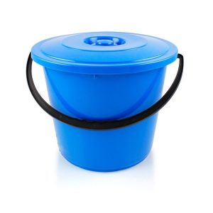 Balde com Tampa 25L (Mix de Cores)