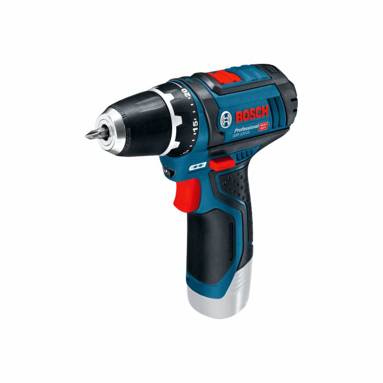 Aparafusadora a Bateria com 2 Baterias, Carregador e Conjunto 10 Pontas – Modelo GSR 12V-15 – Bosch Profissional - Image 3