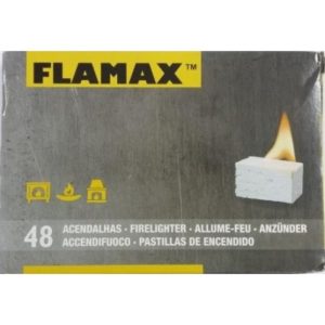 Acendalha Branca Flamax ( 48 cubos)