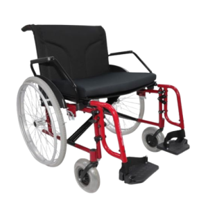 Cadeira de rodas Jaguaribe Big S para até 180kg