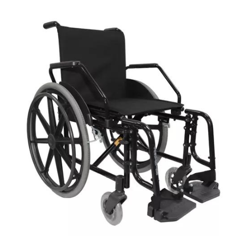 Cadeira de rodas Jaguaribe Cantu SL Plus dobrável e desmontável até 120kg