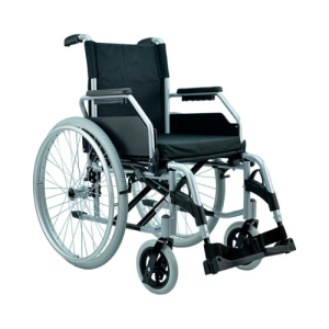 Cadeira de rodas em alumínio Munique até 125kg – assento 46cm