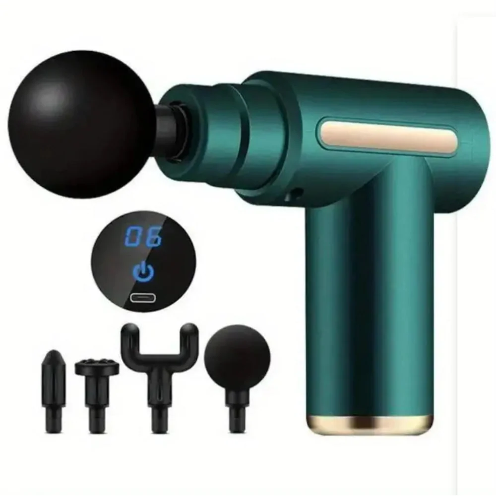 Mini Pistola de Massagem Muscular Portátil - Alívio Dor, Relaxamento, Viagem, USB-C - Image 3