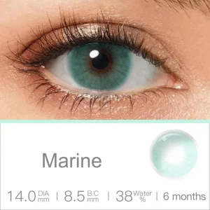 Lentes de contacto Azul Marinho