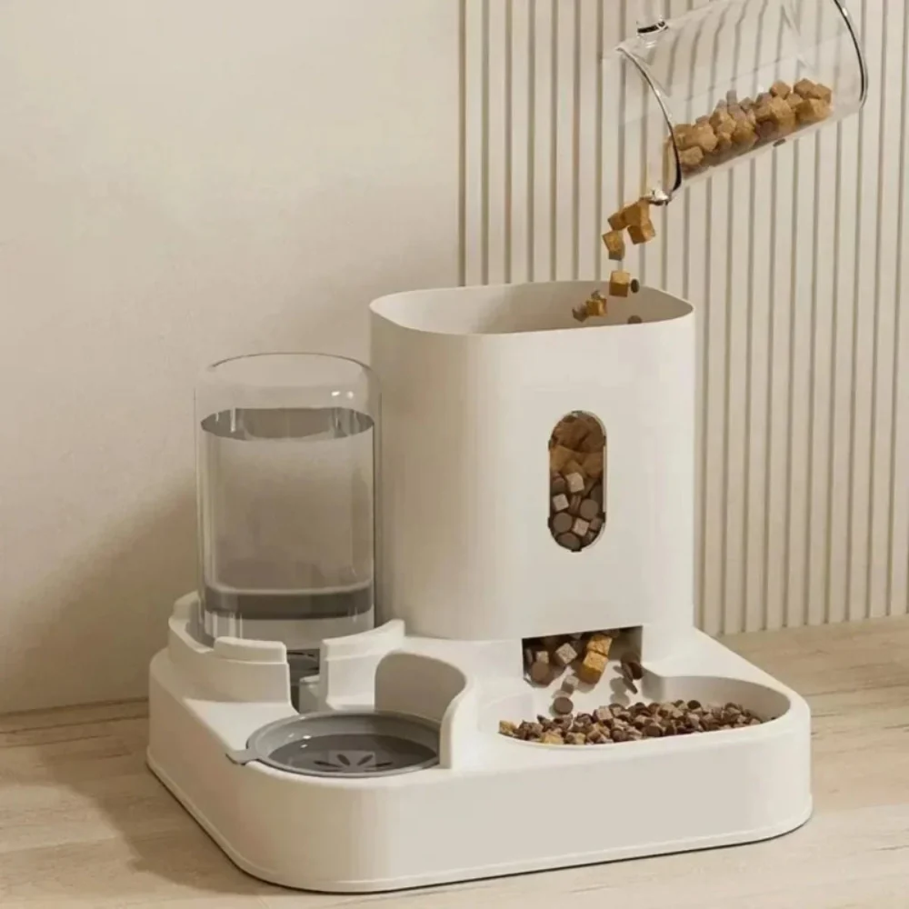 Alimentador Automático Cães/Gatos - Água e Comida, Grande Capacidade, Sem Eletricidade - Image 4