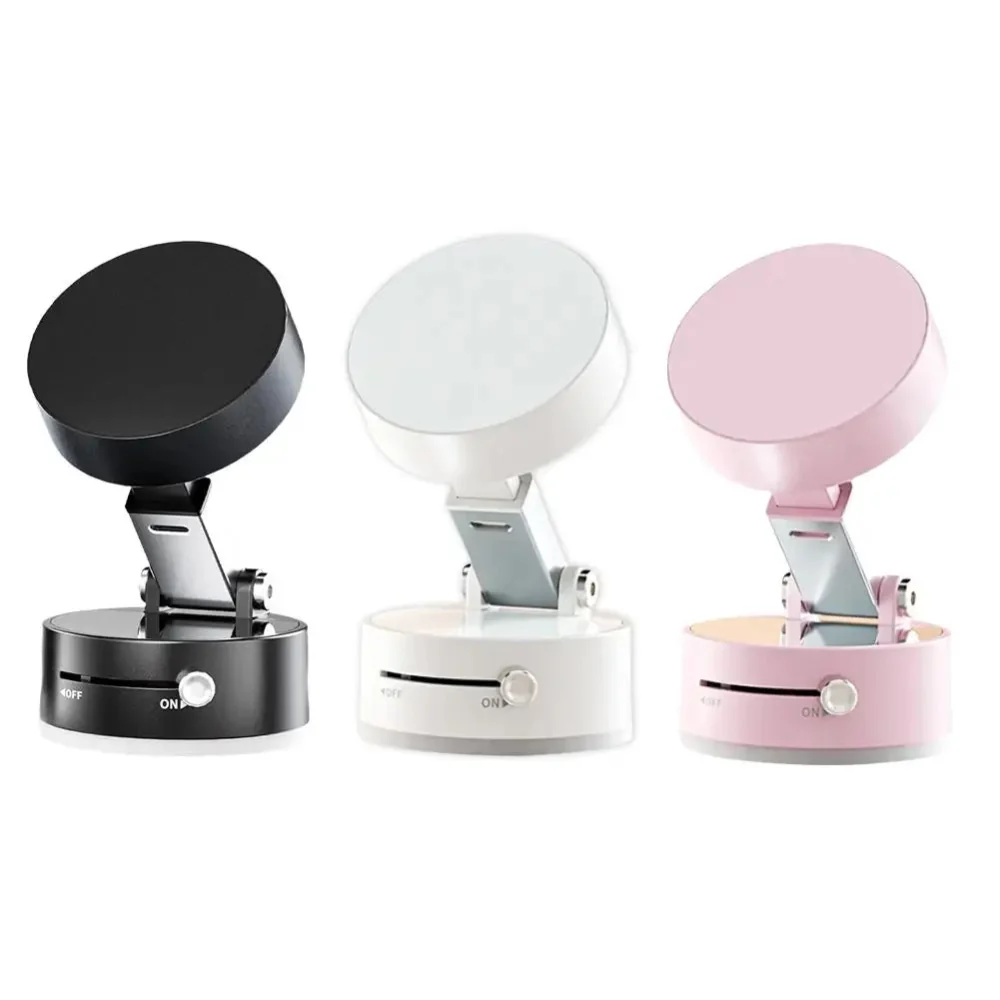 Suporte Magnético Telemóvel Ventosa Dupla Face - 360°, Dobrável, Universal